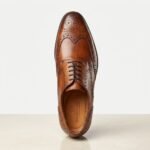 Chestnut Brown Wingtip Brogue Derby | Pure Cow Leather - Image 4