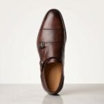 Double Monk Strap Shoe | Dark Brown Pure Cow Leather - Image 3