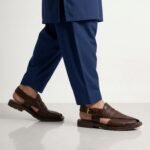Woven Peshawari Chappal Sandal | Brown Pure Cow Leather - Image 2