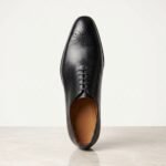 Oxford Wholecut Brogue Shoe | Black Pure Cow Leather - Image 3
