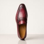 Burgundy Penny Loafer | Pure Cow Leather - Image 3