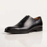 Oxford Wholecut Brogue Shoe | Black Pure Cow Leather