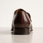 Single Monk Strap Shoe | Brown Pure Cow Leather - Image 4