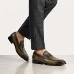 Olive Green Penny Loafer | Pure Cow Leather - Image 2