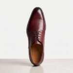 Burgundy Derby Dress Shoe | Pure Cow Leather - Image 3