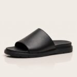 Everyday Slide Sandal | Black Pure Cow Leather