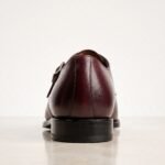 Single Monk Strap Shoe | Burgundy Pure Cow Leather - Image 4