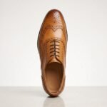 Oxford Brogue Dress Shoe | Tan Pure Cow Leather - Image 3