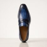Ocean Blue Penny Loafer | Pure Cow Leather - Image 3