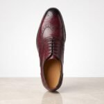 Oxford Brogue Shoe | Burgundy Pure Cow Leather - Image 3