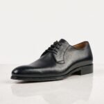 Black Derby Dress Shoe | Pure Cow Leather