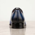 Oxford Wholecut Dress Shoe | Blue Pure Cow Leather - Image 4