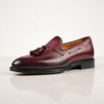 Burgundy Tassel Loafer | Pure Cow Leather