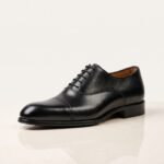 Oxford Brogue Dress Shoe | Black Pure Cow Leather