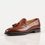 Cognac Brown Tassel Loafer | Pure Cow Leather