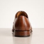 Tan Brown Derby Dress Shoe | Pure Cow Leather - Image 4