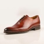 Oxford Wholecut Dress Shoe | Tan Brown Pure Cow Leather