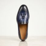 Navy Blue Tassel Loafer | Pure Cow Leather - Image 3
