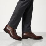 Oxford Cap Toe Dress Shoe | Brown Pure Cow Leather - Image 2