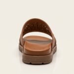 Woven Slide Sandal | Tan Pure Cow Leather - Image 4