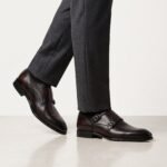 Plain Toe Double Monk Strap Shoe | Black Pure Cow Leather - Image 2