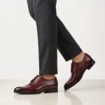 Burgundy Derby Dress Shoe | Pure Cow Leather - Image 2