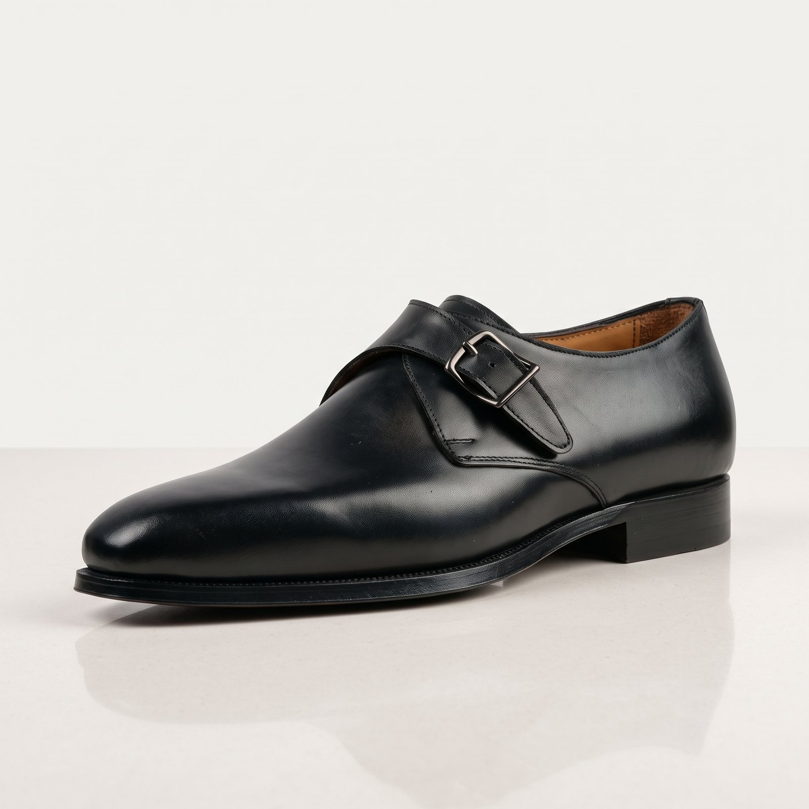 Gemini_Generated_Image_nbhyr7nbhyr7nbhy Single Monk Strap Shoe | Black Pure Cow Leather - Image 1