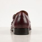 Double Monk Strap Shoe | Burgundy Pure Cow Leather - Image 4