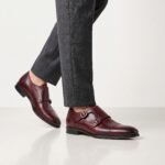 Double Monk Strap Shoe | Burgundy Pure Cow Leather - Image 2