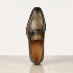 Olive Green Penny Loafer | Pure Cow Leather - Image 4