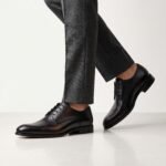 Black Derby Dress Shoe | Pure Cow Leather - Image 2