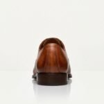 Oxford Brogue Dress Shoe | Tan Brown Pure Cow Leather - Image 4