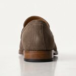 Taupe Brown Suede Penny Loafer | Pure Cow Leather - Image 4