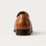 Oxford Brogue Dress Shoe | Tan Pure Cow Leather - Image 4