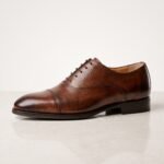 Oxford Cap Toe Dress Shoe | Brown Pure Cow Leather