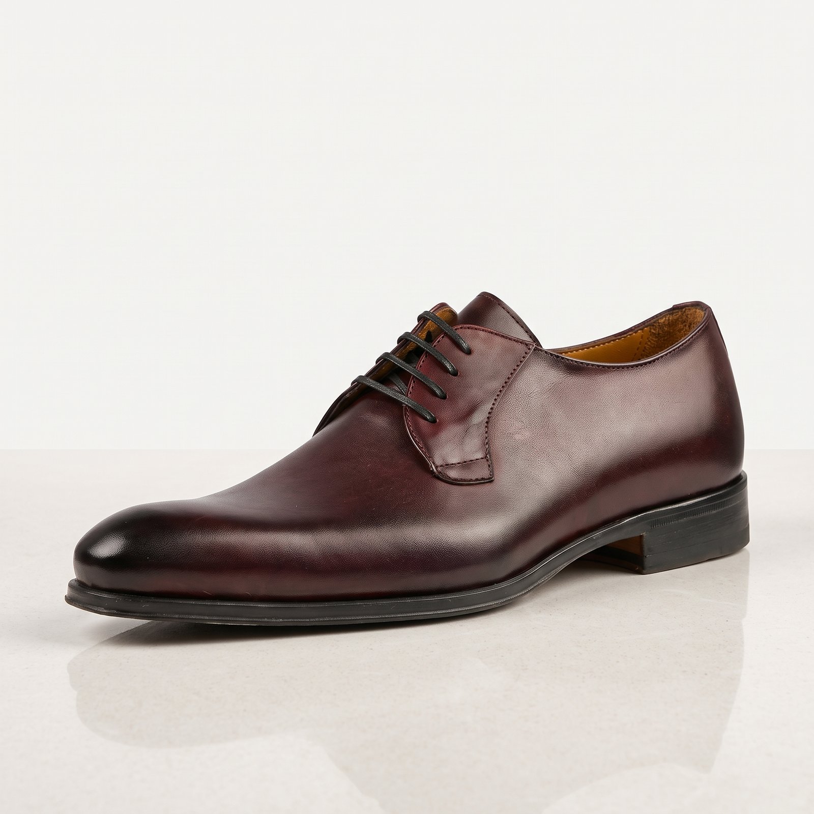 Gemini_Generated_Image_wdiq09wdiq09wdiq Deep Wine Derby Dress Shoe | Pure Cow Leather - Image 1