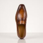 Chestnut Brown Penny Loafer | Pure Cow Leather - Image 3