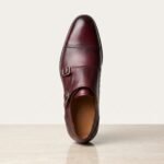 Double Monk Strap Shoe | Burgundy Pure Cow Leather - Image 3
