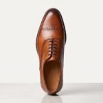 Oxford Brogue Dress Shoe | Tan Brown Pure Cow Leather - Image 3